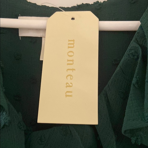 Green Ruffled Dress - Picture 2 of 6